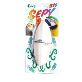   Fiory | Sepy | Csőr koptató szépia csont, egzotikus madarak / papagájok szamára - 16 cm