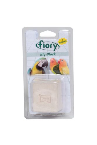 Fiory | Big-block for small birds | Nagy-tömb, ásványi anyag forrás egzotikus madarak/papagájok számára - 55 g