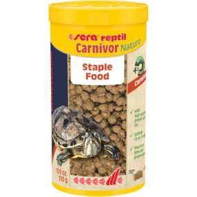   Sera Reptil Carnivor Nature | Teljes értékű hüllőtáp vízi teknősök és húsevő hüllők részére – 1000 ml