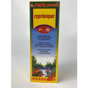   Sera Pond Cyprinopur | Széles spektrumú tóvízkezelő szer bakteriális fertőzések és paraziták ellen – 500 ml