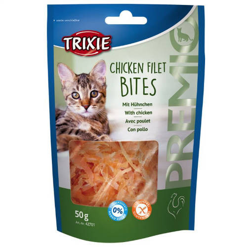 Trixie | Premio Chicken Filet Bits | Jutalomfalat | Csirke - 50 g