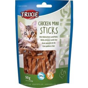   Trixie | Premio Chicken Mini Sticks | Jutalomfalat | Csirke, rizs - 50 g