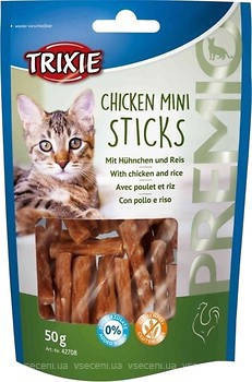 Trixie | Premio Chicken Mini Sticks | Jutalomfalat | Csirke, rizs - 50 g