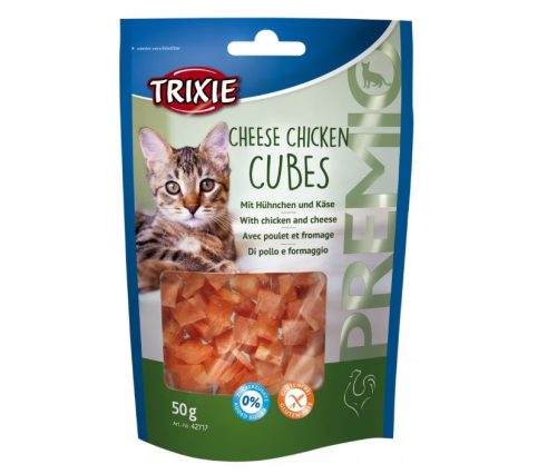 Trixie | Premio Cheese Chicken Cubes | Jutalomfalat | Csirke, sajt - 50 g