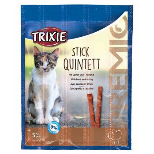 Trixie | Stick Quintett | Jutalomfalat | Bárány, pulyka - 5x5 g