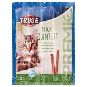   Trixie | Stick Quintett | Jutalomfalat | Máj, szárnyas - 5x5 g