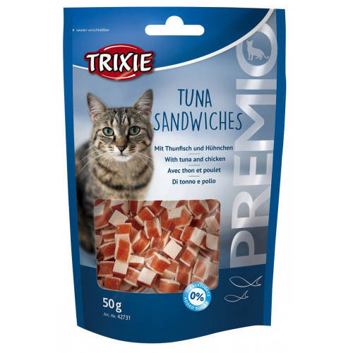 Trixie | Premio Tuna Sandwiches | Jutalomfalat | Tonhal - 50 g