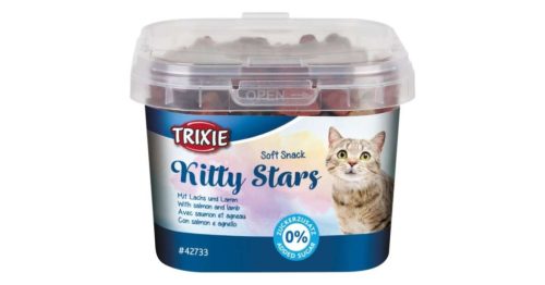 Trixie | Soft Snack Kitty Stars | Jutalomfalat | Lazac, bárány - 140 g