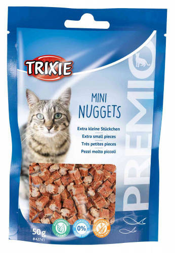 Trixie | Mini Fish Nuggets | Jutalomfalat | Tonhal - 50 g