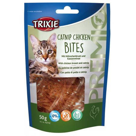 Trixie | Premio Catnip Chicken Bits | Jutalomfalat | Csirke, macskamenta - 20 g