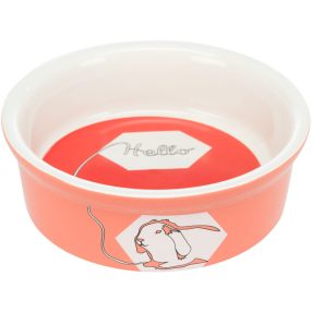   Trixie Ceramic Bowl | Mintás kerámia tál nyulak részére – 240 ml / Ø 12 cm