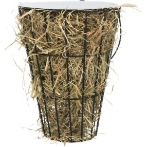   Trixie Hay Manger for hanging | Felfüggeszthető fém szénarács rágcsálók és nyulak részére – Ø 16 × 21 cm