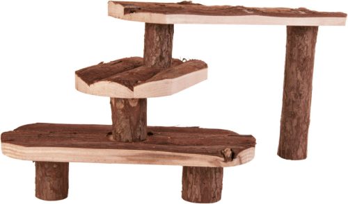 Trixie Natural Living Steps | Kéregfa lépcső és feljáró rágcsálók részére – 38 × 24 cm