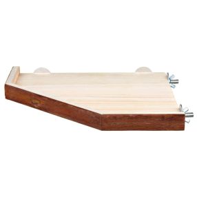   Trixie Natural Living Shelter and Platform | Kéregfa menedék és terasz rágcsálók részére – 17 × 17 cm