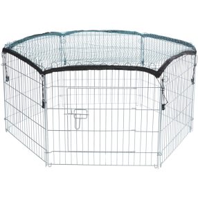   Trixie Outdoor Run | Galvanizált fém kifutó védőhálóval rágcsálók számára – 6 db 63 × 58 cm-es elem