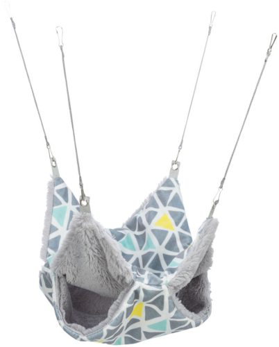 Trixie Hammock Sunny | Színes mintás függőágy hörcsögök és egerek részére – 30 × 30 cm