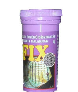 Fix 4 | Teljes értékű szemcsés díszhaltáp (lila) fejlett halak részére – 50 ml