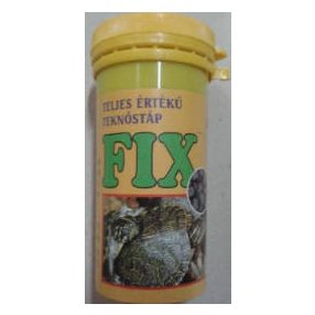   Fix 6 | Teljes értékű szemcsés teknőstáp (sárga) vízi teknősök részére – 50 ml