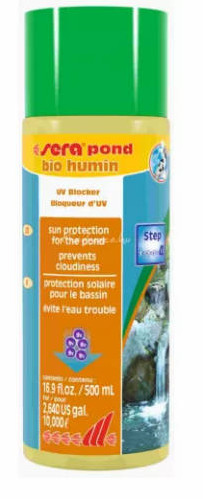 Sera Pond Bio Humin | Természetes huminsavas vízkezelő és árnyékoló kerti tavakba – 500 ml