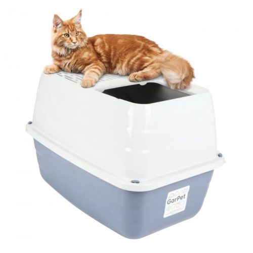 GarPet | nagy méretű macskatoalett felső bejárattal - 56 x 40 x 38 cm