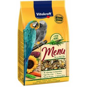   Vitakraft | Menu (Ara, Jákó papagáj) teljes értékű eledel - 1 Kg