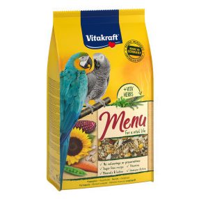   Vitakraft Menu (nagypapagáj) | Teljes értékű eledel nagytestű papagájok számára – 1 kg