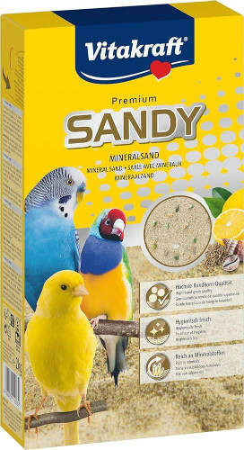 Vitakraft | Sandy Fürdőhomok hullámos papagájoknak és kanáriknak 2 kg