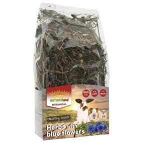   NatureLand Botanica | Kiegészítő eledel rágcsálóknak | Gyógynövény-kék virág - 100 g