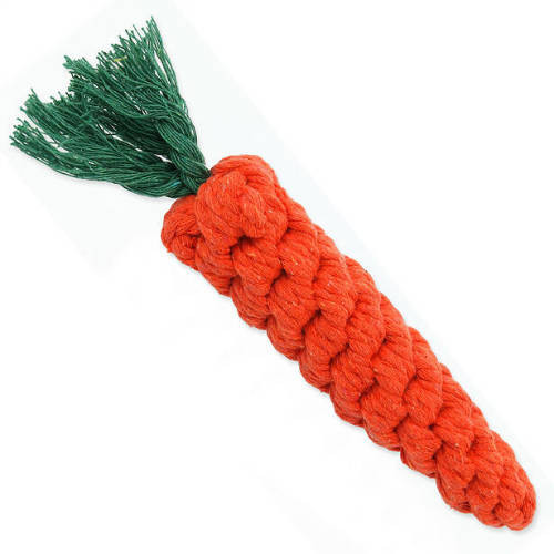 Repti Plnet Carrot cotton rope toy | Játék (rágókötél, répa forma) kutyák részére - 20 cm