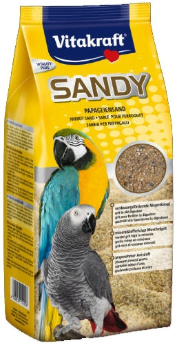 Vitakraft Sandy Vitality Plus | Madárhomok nagytestű díszmadaraknak - 2,5 kg