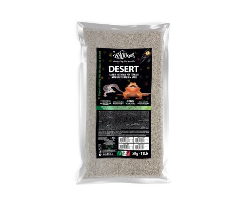 Haquoss | Desert White Calcium Sand | Emészthető kalciumos homok hüllők számára - 5 Kg