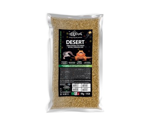 Haquoss | Desert Yellow Calcium Sand | Emészthető kalciumos homok hüllők számára - 5 Kg