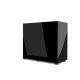 AquaEl Cabinet Glossy Black | Szekrény (fényes,fekete) - 80x35 cm 
