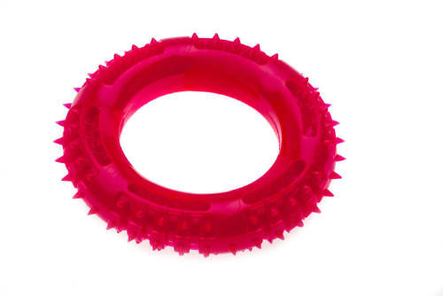 Comfy Mint Dental Ring | Játék (fogtisztítós) kutyák részére, pink - 13x3 cm 