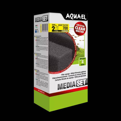 AquaEl Media Set ASAP Filter 700 Standard | Cserélhető szivacsbetét - 2 db