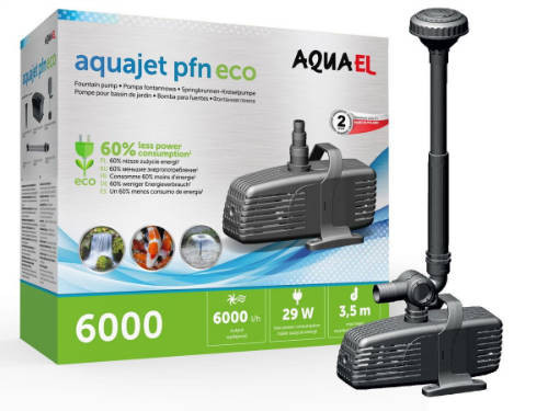 AquaEl AquaJet PFN-6000 ECO | Szívattyú kerti tavakba, szökőkutakba