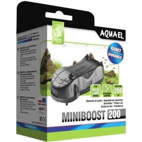   AquaEl Miniboost 200 | Akváriumi-levegőztető készülék 150-200 l Akváriumokhoz - 2,4 W