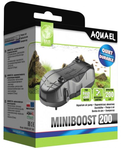 AquaEl Miniboost 200 | Akváriumi-levegőztető készülék 150-200 l Akváriumokhoz - 2,4 W