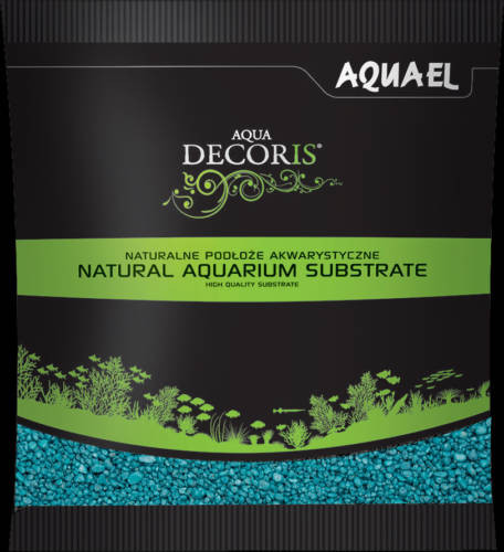 AquaEl Decoris Turquise | Akvárium dekorkavics (tűrkiz) - 1 Kg