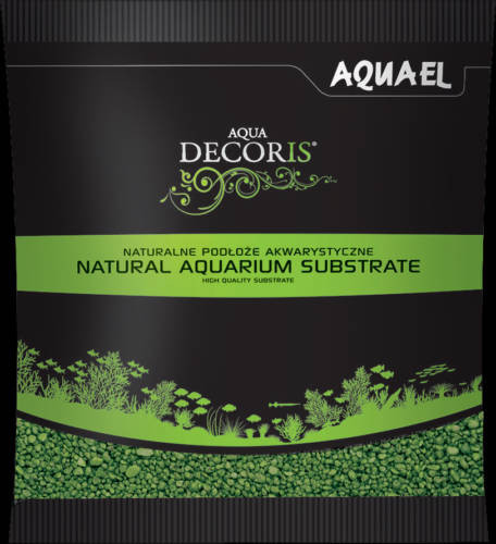 AquaEl Decoris Green | Akvárium dekorkavics (zöld) - 1 Kg