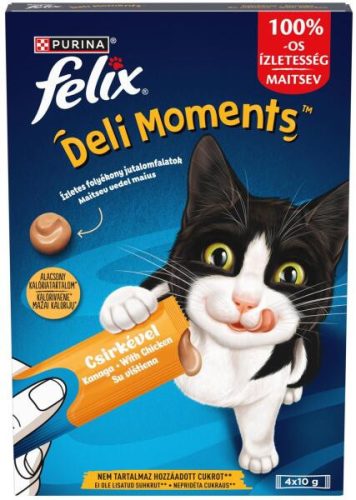 Felix | Delimoments macska jutalomfalat - csirke - 4x10g