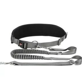   Trixie | Waist Belt | Futópóráz - fekete - 75-120 cm/25 mm