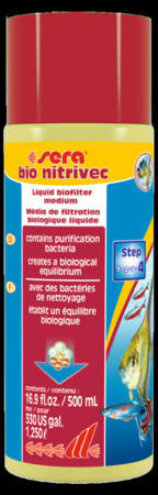 Sera Bio Nitrivec | Folyékony biológiai szűrőanyag akváriumokhoz – 500 ml