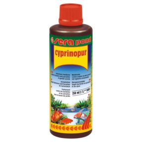   Sera Pond Cyprinopur | Fertőtlenítő és sebgyógyulást segítő tavi vízkezelőszer – 250 ml