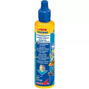   Sera Toxivec | Elsősegély a halaknak – Azonnali károsanyag-eltávolító vízelőkészítő – 50 ml