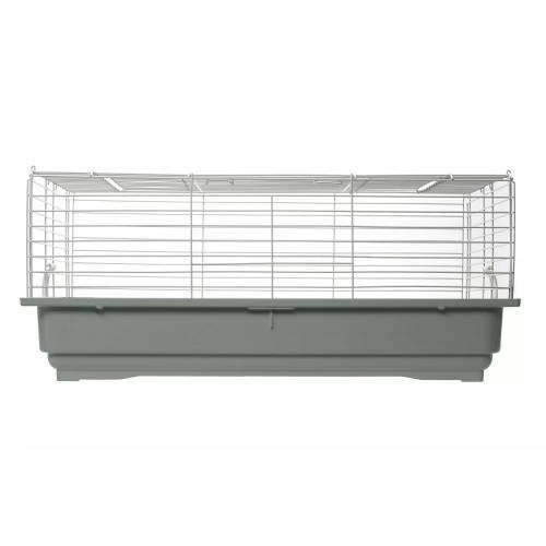 Ecomfy | BANNY 3 tágas kisállat ketrec – 101 x 53 x 42 cm | Olívaszürke