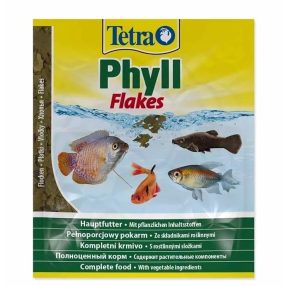   Tetra | Phyll Flakes | Lemezes táplálék | Díszhalak számára - 12 g