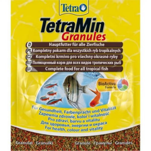 Tetra | Min | Granules | Granuláltum táplálék | Díszhalak számára - 15 g