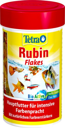 Tetra | Rubin | Flakes | Lemezes táplálék | Díszhalak számára - 100 ml