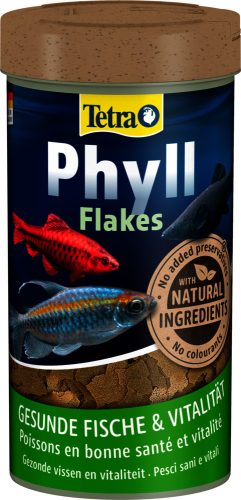 Tetra Phyll Flakes | Prémium növényi lemezes főeleség növényevő halak számára – 100 ml